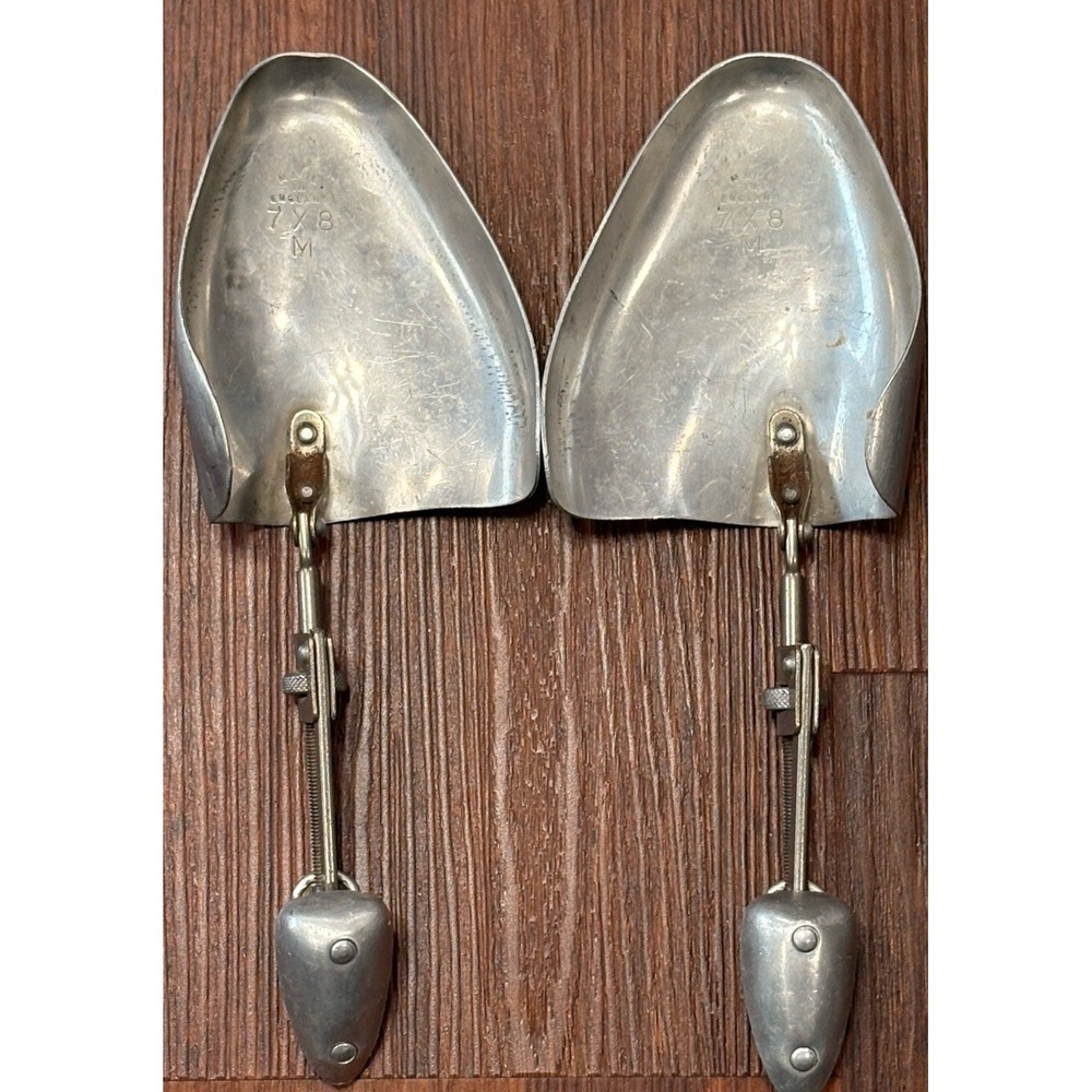Vintage London Alan McAfee Aluminum Shoe Trees Inserts Made In England 7 X 8 M - Picture 8 of 16